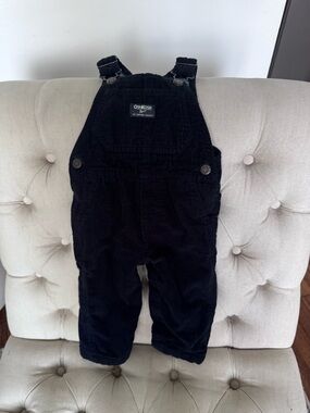 OshKosh B'gosh Black Corduroy Kids Overalls